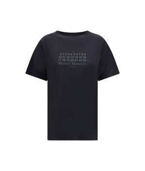 Margiela Black Cotton T-Shirt