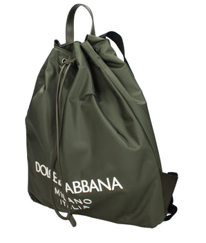Dolce & Gabbana Green Nylon Backpack