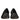 Dolce & Gabbana Black Taormina Lace Slip On Flats Shoes