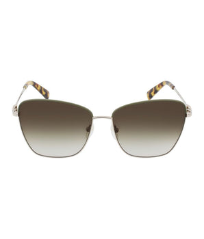 Longchamp Gold Metal Sunglasses