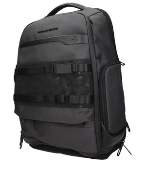 Piquadro Gray Fabric Backpack