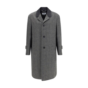 Margiela Gray Fleece Wool Coat