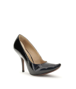 Margiela Black Calf Leather Bos Taurus High Heel Pumps