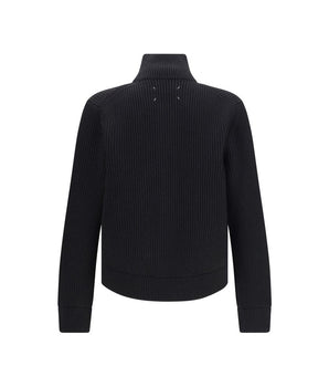 Margiela Black Cotton Cardigan
