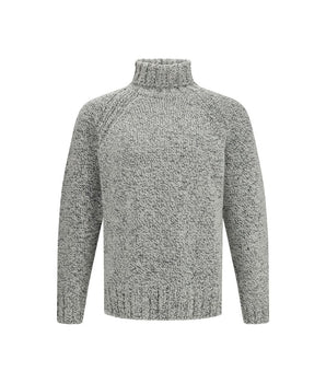 ZEGNA White Cashmere Turtleneck