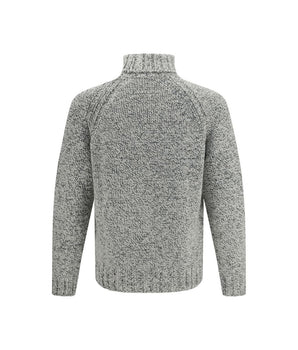 ZEGNA White Cashmere Turtleneck