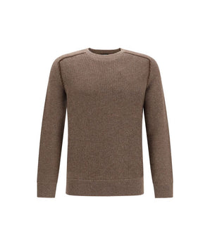 ZEGNA Brown Cashmere Cashmere Sweater