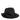Dolce & Gabbana Black Striped Virgin Wool Men Fedora Capello Hat