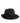 Dolce &amp; Gabbana Black Striped Virgin Wool Men's Fedora Capello Hat