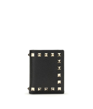Valentino Garavani Black Leather Wallet