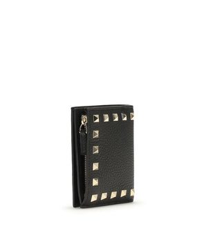 Valentino Garavani Black Leather Wallet