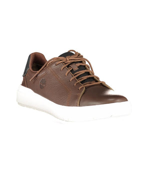 Timberland Brown Leather Men Sneaker