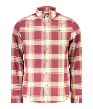 Timberland Red Cotton Men Shirt