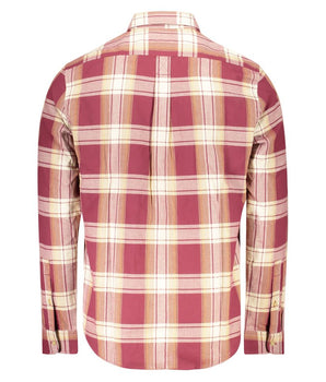 Timberland Red Cotton Men Shirt