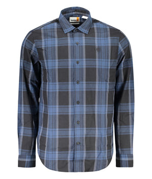 Timberland Blue Cotton Men Shirt