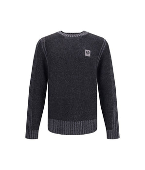 Belstaff Gray Wool Sweatshirt
