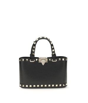 Valentino Garavani Black Leather Shoulder Bag