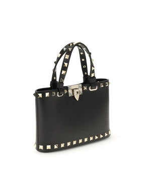 Valentino Garavani Black Leather Shoulder Bag