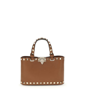 Valentino Garavani Brown Leather Shoulder Bag
