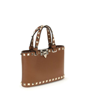 Valentino Garavani Brown Leather Shoulder Bag