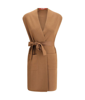 Max Mara Brown Viscose Coat
