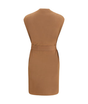 Max Mara Brown Viscose Coat