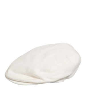 Dolce & Gabbana White Cotton Newsboy Cloth Capello Men Cap Hat