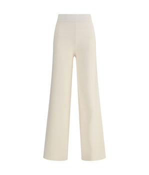 Max Mara Cream Viscose Casual Pants