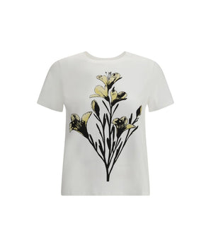 Max Mara White Cotton T-Shirt