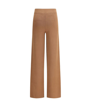 Max Mara Brown Viscose Casual Pants