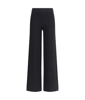 Max Mara Black Viscose Casual Pants