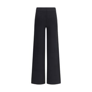 Max Mara Black Viscose Casual Pants