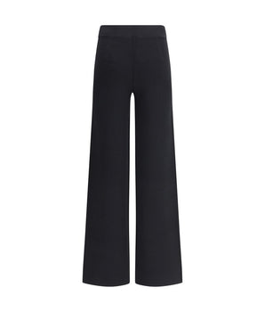 Max Mara Black Viscose Casual Pants
