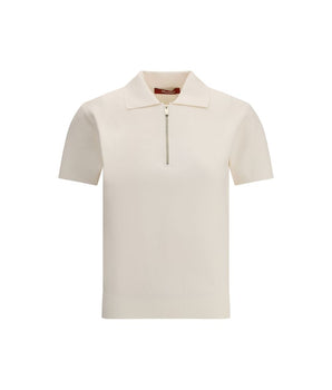 Max Mara White Viscose Dress Shirt