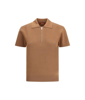 Max Mara Brown Viscose Pattern Shirt