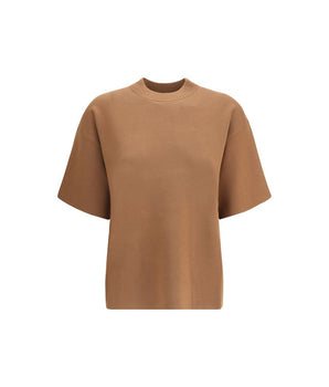 Max Mara Brown Polyester T-Shirt