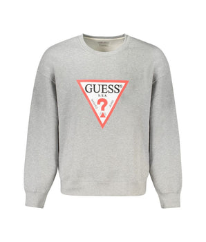 Guess Jeans Gray Cotton Sweatshirt