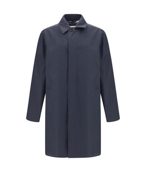 Burberry Blue Cotton Coat