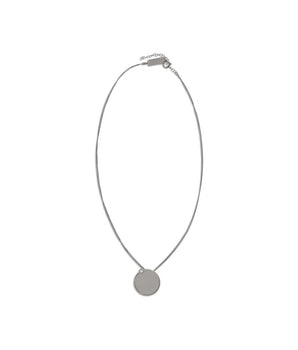 MM6 necklace with round plate