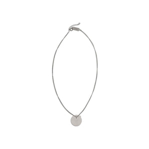 MM6 Necklace with round plaque