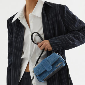 Jacquemus Denim Le Bambimou Petit Handbag