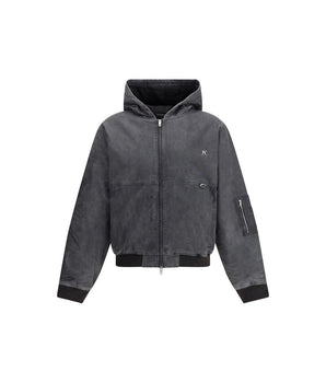 Represent Gray Cotton Bomber