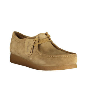 Clarks Beige Suede Men Sneaker