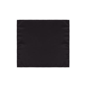 Dolce & Gabbana Black Silk Pocket Square