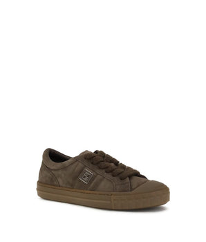 Fendi Brown Rubber Low Top Sneakers