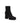 Valentino Garavani Black Calf Leather Bos Taurus Ankle Boots