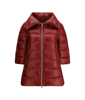 Herno Bordeaux Polyester Coat