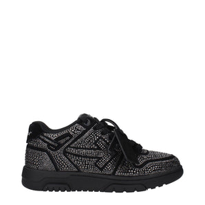 Off-White Black Leather Sneakers