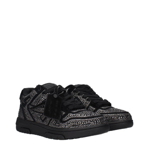 Off-White Black Leather Sneakers