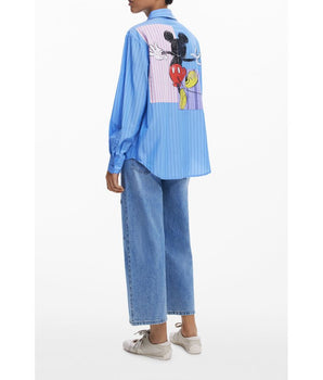 Desigual Blue Cotton Women Shirt